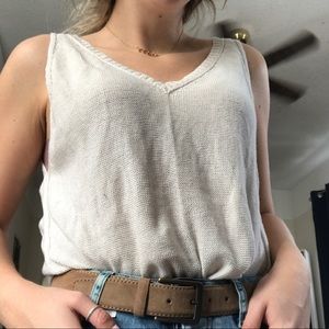 Wooden Ships Knit Tank Top